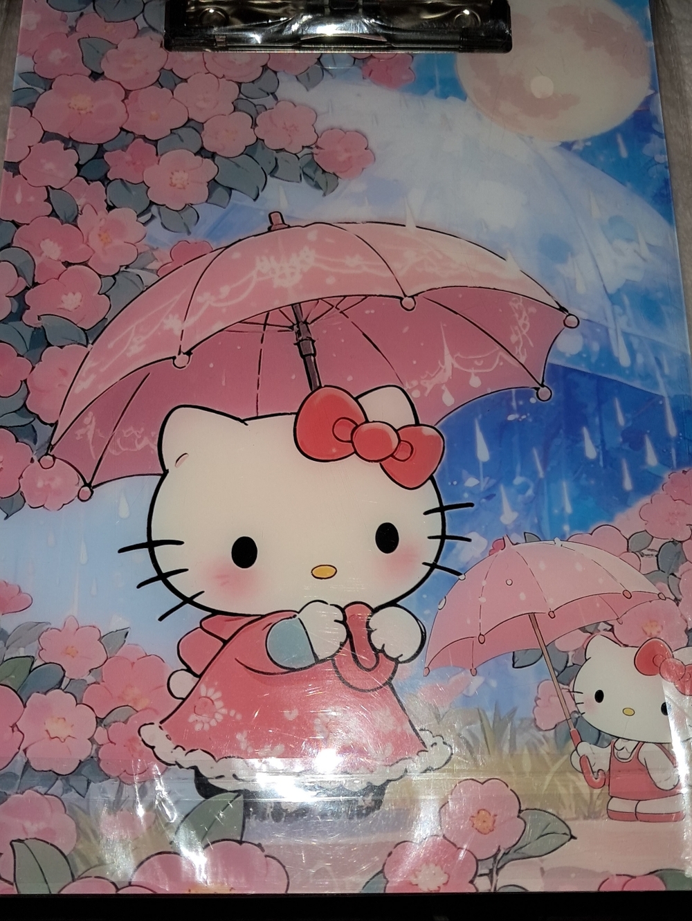 New! Hello Kitty Acrylic Clipboard